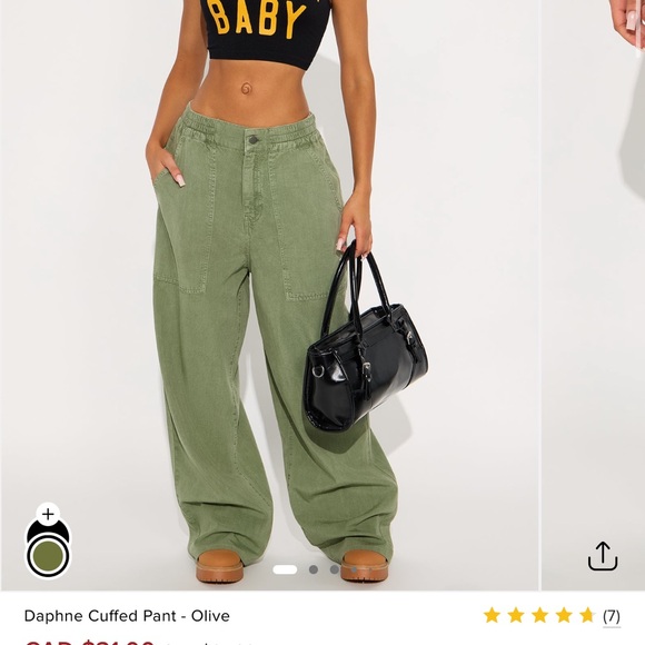Pants - Fashionnova Daphne Cuffed Pant